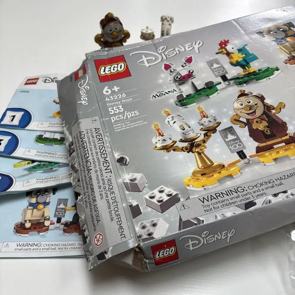 LEGO Disney: Disney Duos (43226) Box with Instructions Only Bag 1 Opened